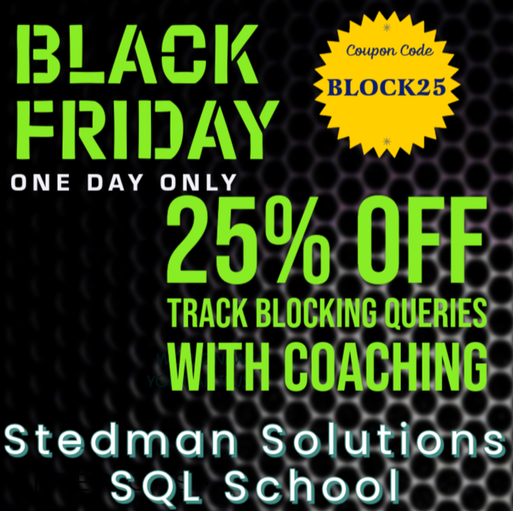 Stedman Solutions Black Friday Exclusive!