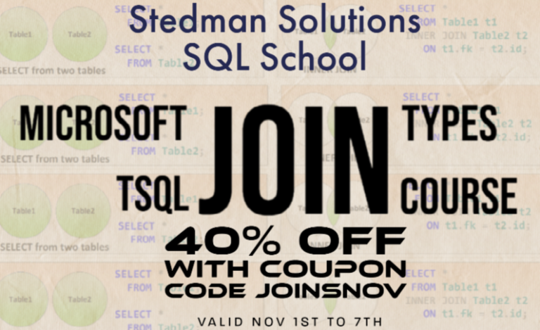 Exclusive Offer: SQL Joins Course at 40% Off