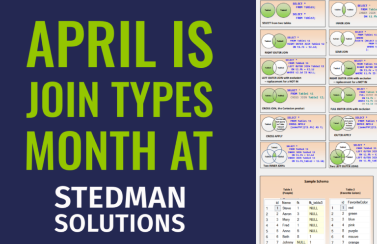 April is Join Types Month